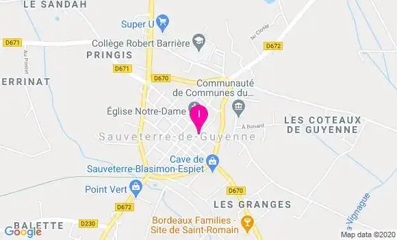 Localisation Carine Frattini