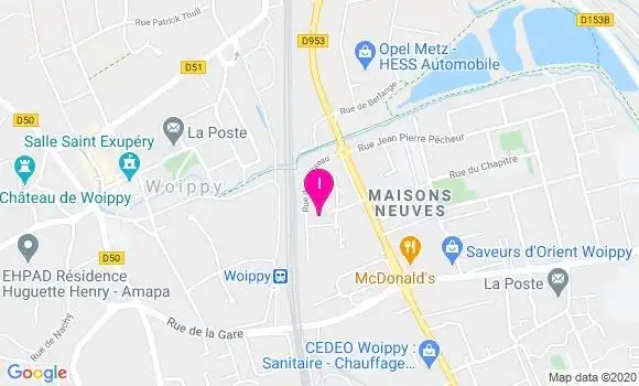 Localisation Anne Sophie Desperier