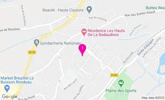 Localisation Delphine Vergne