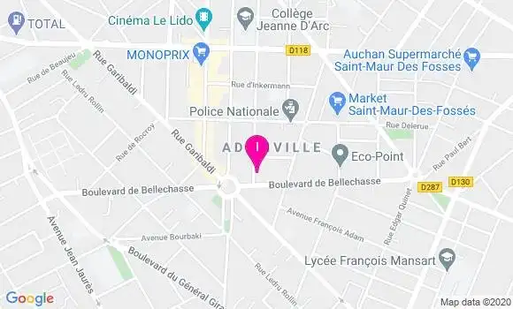 Localisation Elise Blunat
