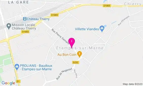 Localisation Severine Moret