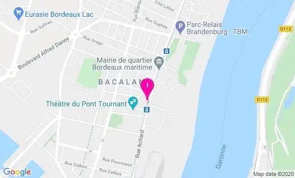 Localisation Yves Bouteaud