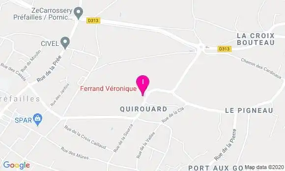 Localisation Delphine Brard