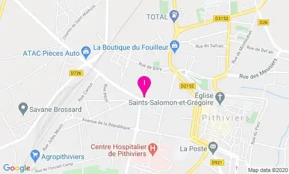 Localisation Eve Coisnon