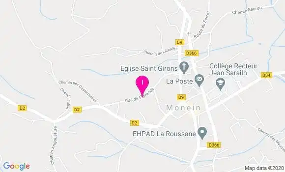 Localisation Emilie Jouan