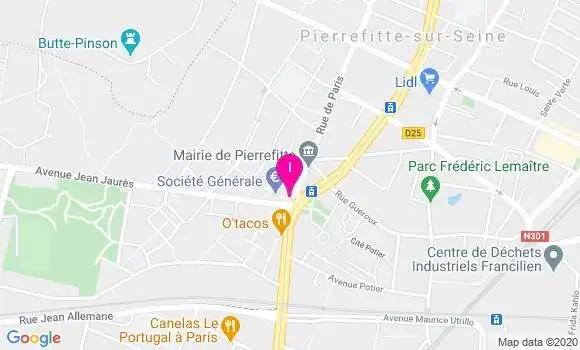 Localisation Ghislaine Gomis