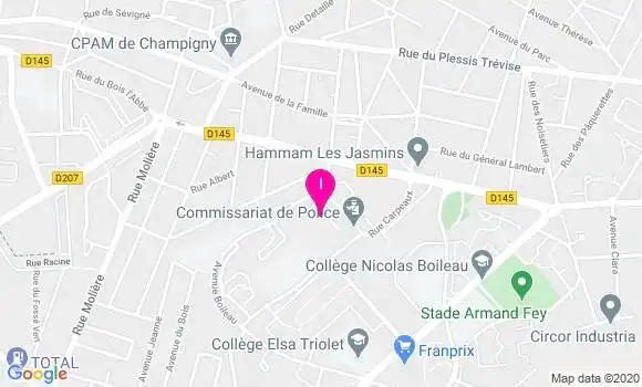 Localisation Houria Achouri