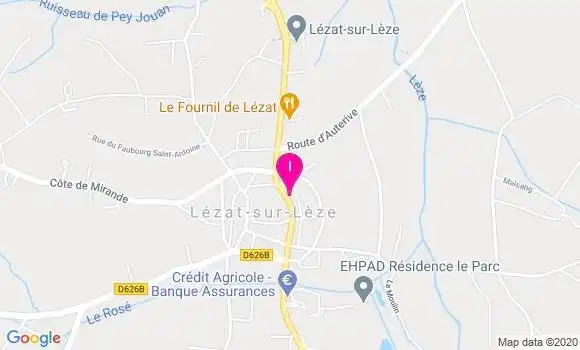 Localisation Beatrice Rives De Lorenzi