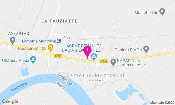 Localisation Laura Martineau