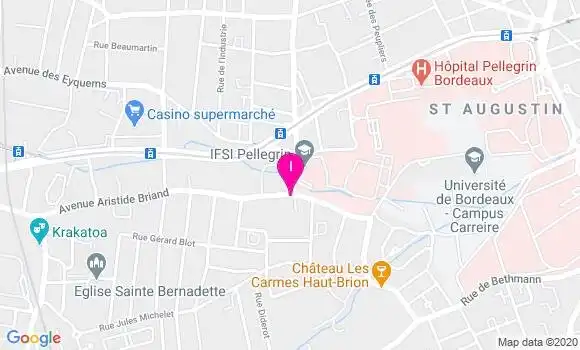 Localisation Odette Canino