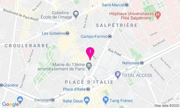 Localisation Pauline Le Lan