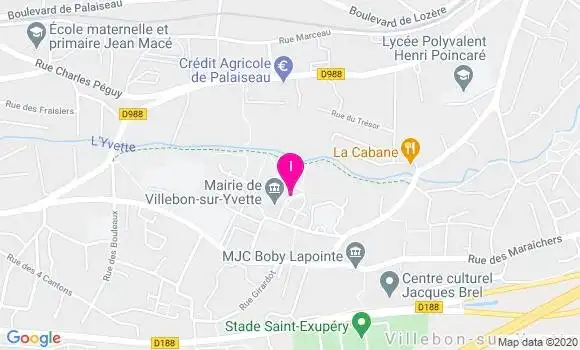 Localisation Katrina Sainte Claire