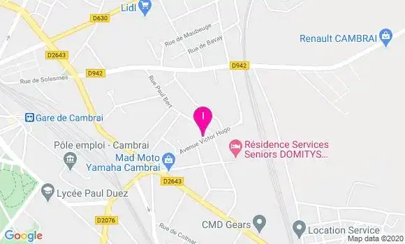 Localisation Sandra Mergey
