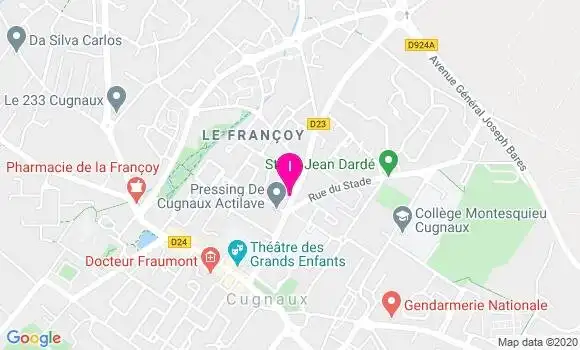 Localisation Francoise Mercier