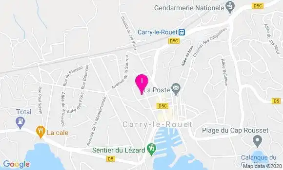 Localisation Aline Sanchez Zidane