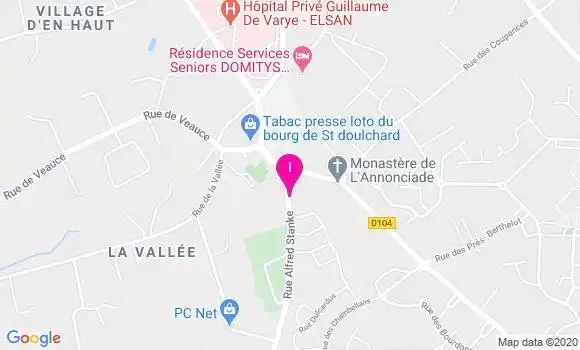 Localisation Sandrine Forbault