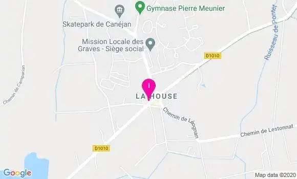 Localisation Matthieu Guicheney