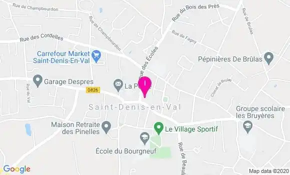 Localisation Isabelle Tissier Prudhomme