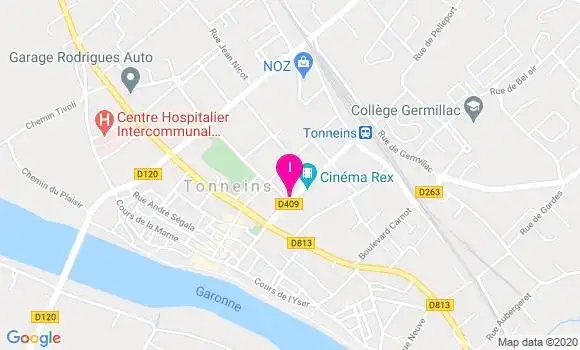 Localisation Josette Vincent