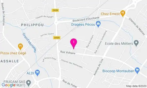 Localisation Sandra Chaubet