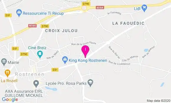 Localisation Morgane Le Nohaic
