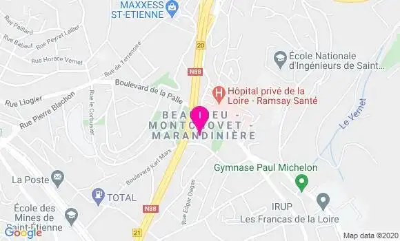 Localisation Mouade El Marzouki