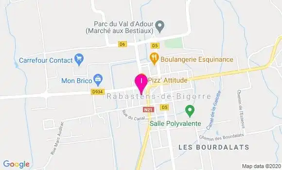 Localisation Armelle Boue Mathou
