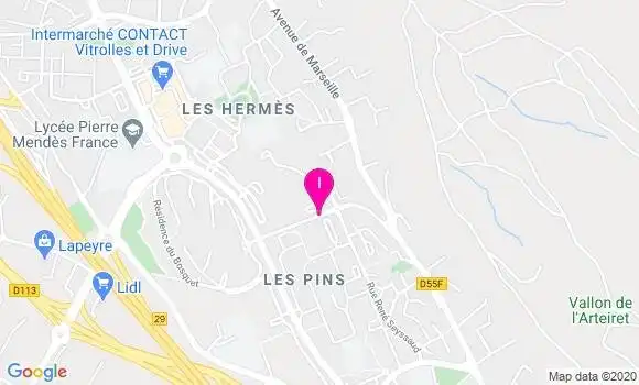 Localisation Coline Rebufa