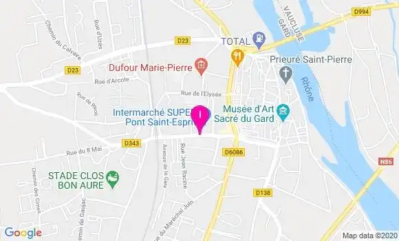 Localisation Delphine Mathon