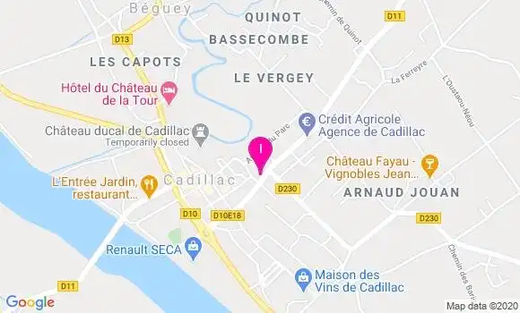 Localisation Solene Thauvin