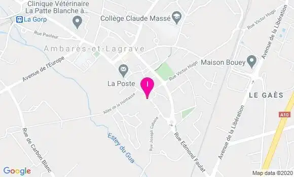 Localisation Lise Beaudemont