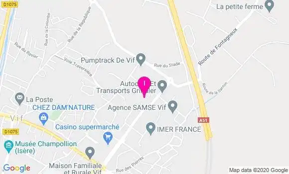 Localisation Melanie Perrin