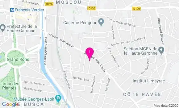 Localisation Blandine Lanore