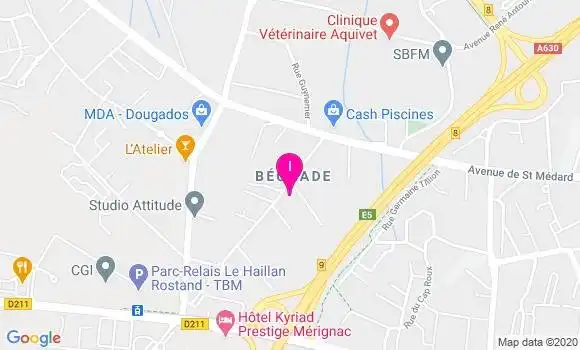 Localisation Camille Gaillet