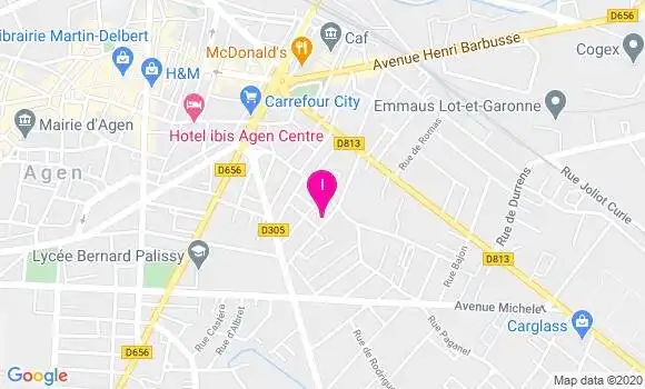 Localisation Marie Noelle Aleman