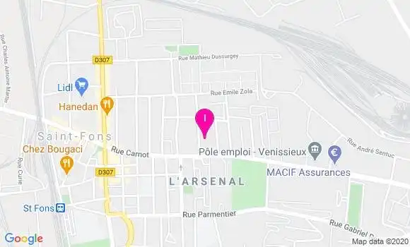 Localisation Linda Hedjam