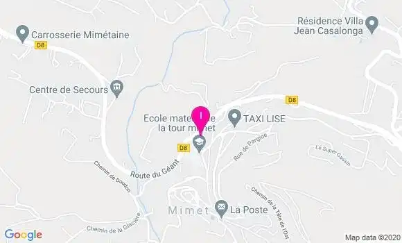 Localisation Jean Yves Bernard