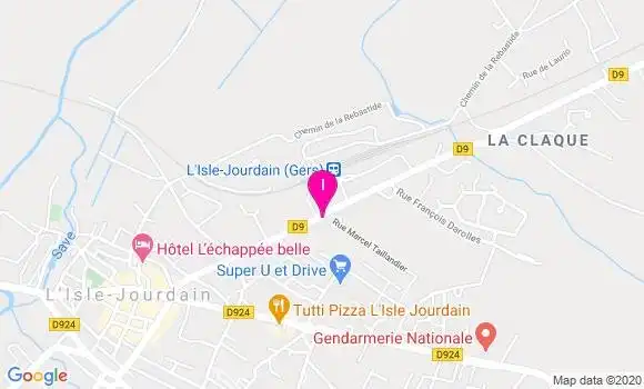 Localisation Virginie Gonsaud
