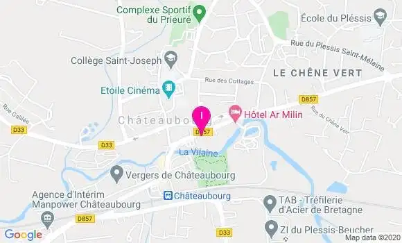 Localisation Natacha Delaunay