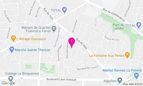 Localisation Adrien Thebault
