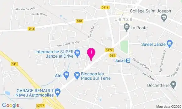 Localisation Cindy Riou