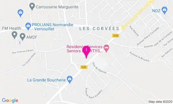 Localisation Typhaine Lacheteau