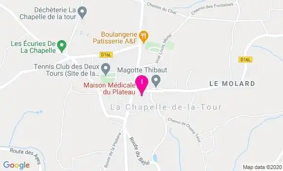 Localisation Angelique Caron