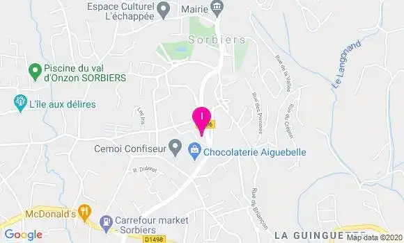 Localisation Jeremie Charles