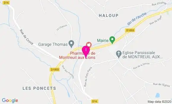 Localisation Perrine Marchal