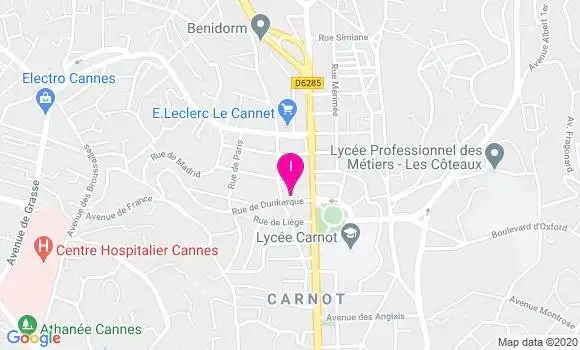Localisation Manon Sube