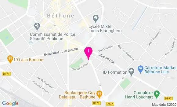 Localisation Emilie Bailleul