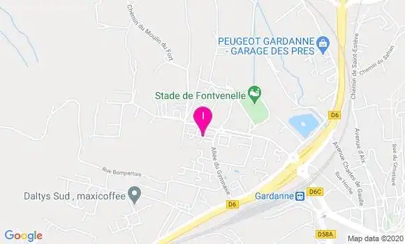 Localisation Amandine Ingrassia