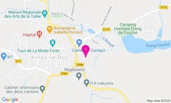 Localisation Sylvain Desbuisson