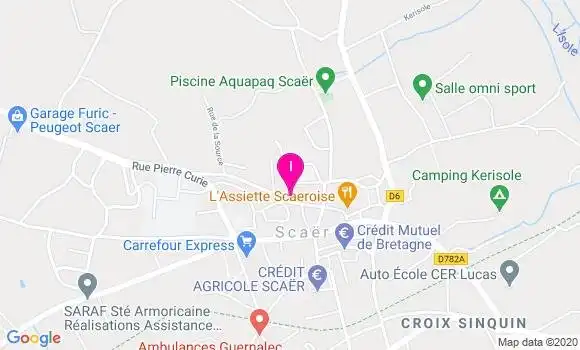Localisation Sandrine Chaudet